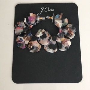 J.Crew Multicolored Acrylic Flower Earrings